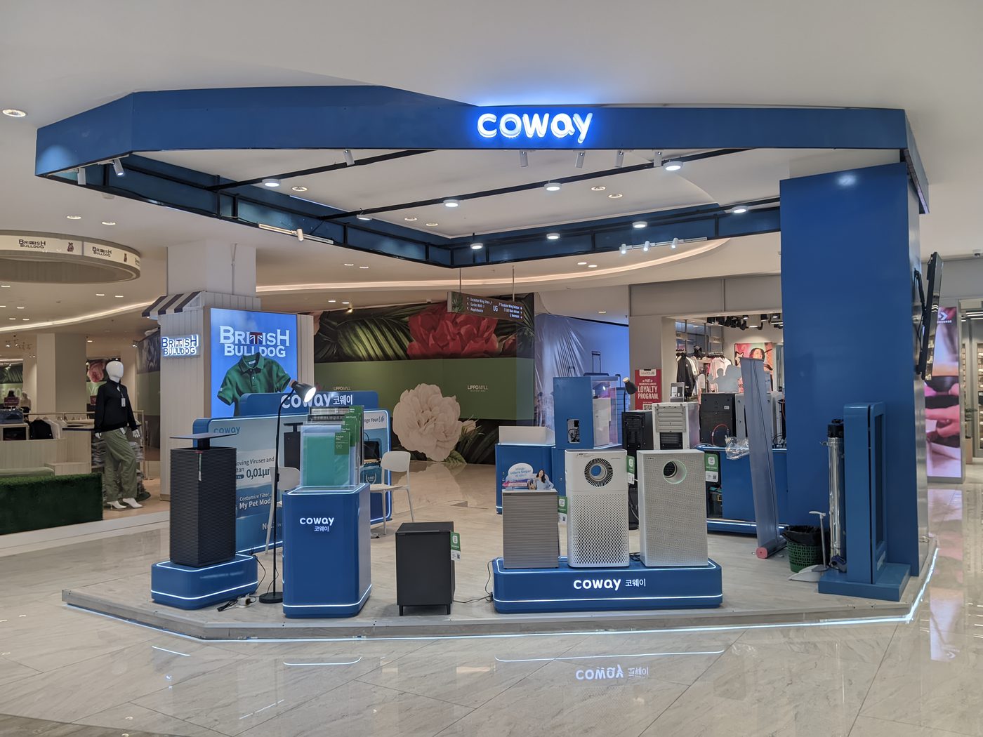 Booth Coway di Lippo Mall Nusantara
