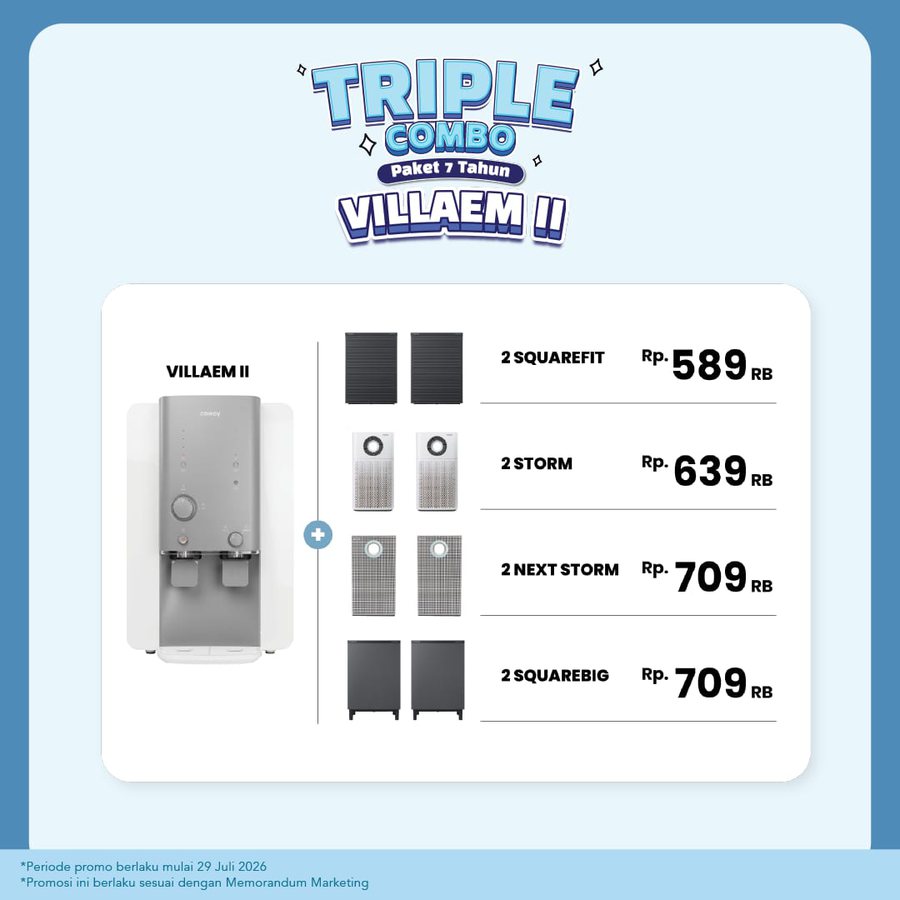 Promo Triple Combo Coway