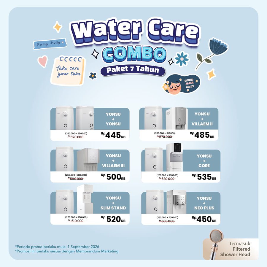 Promo Water Care Combo Coway